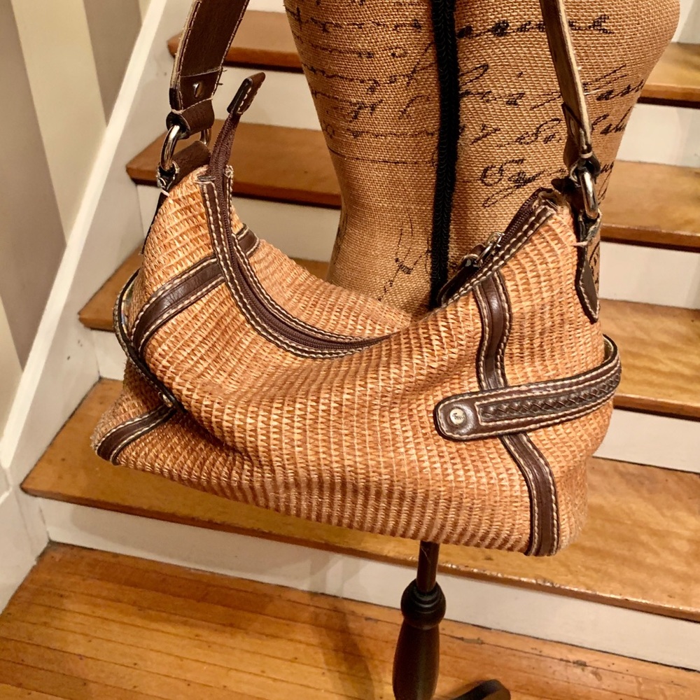 Fossil Straw Purse